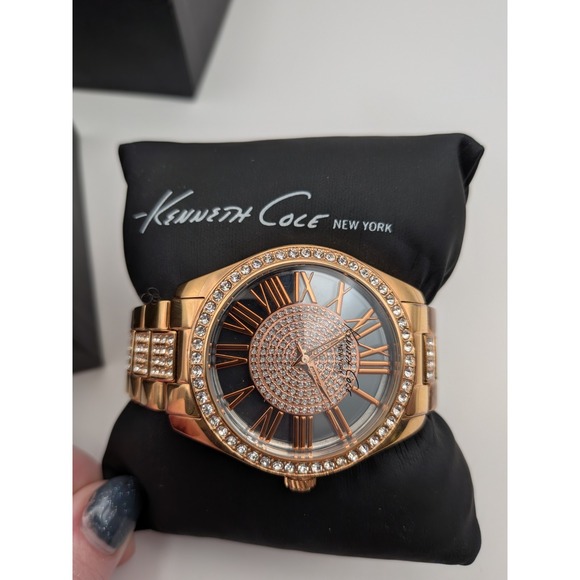 Kenneth Cole Rose Gold And‎ Diamond Women\'s Watch